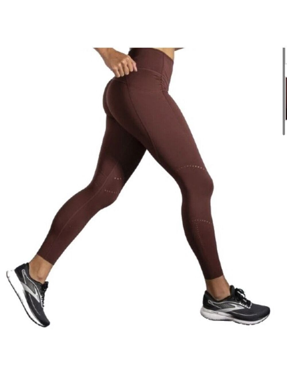 Brooks Method 7/8 Tight leggings in run raisin size small activewear
